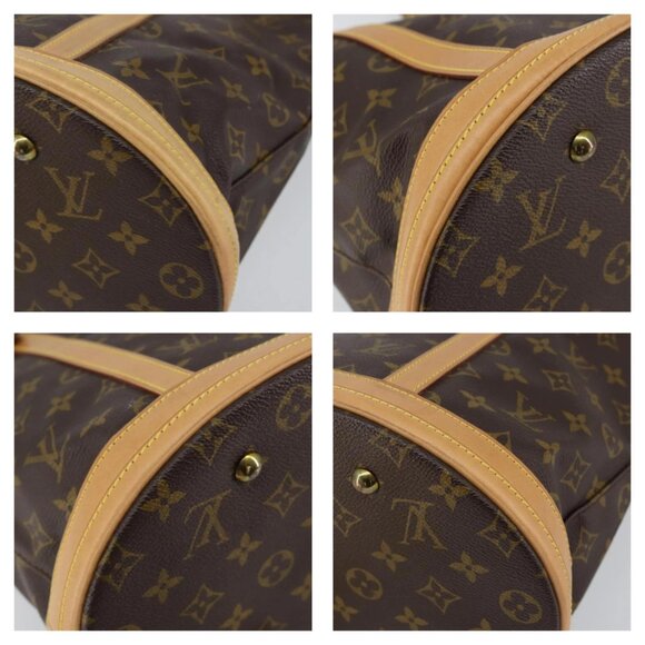 Authentic LOUIS VUITTON Monogram Bucket GM Shoulder Bag bst504-112825 - Picture 7 of 16